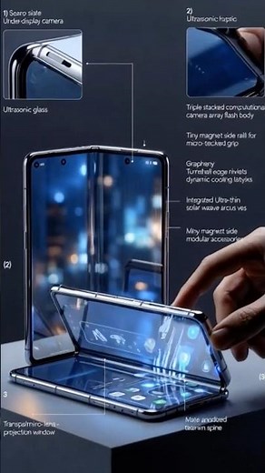 Future Smartphones 2050 Concept Design Showcase #tech #future #innovation #shorts