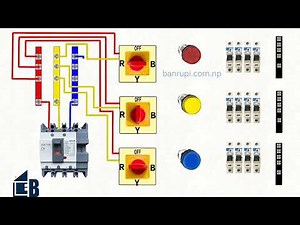 How to Wire a Three-Phase Panel Board for Home Electrical Systems | 3 Phase Wiring for House Wiring