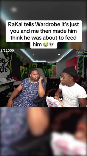 RaKai tells Wardrobe it’s just you and me then made him think he was about to feed him 😭💀 #rakai #2xrakai #wardrobe #wardrobewinter