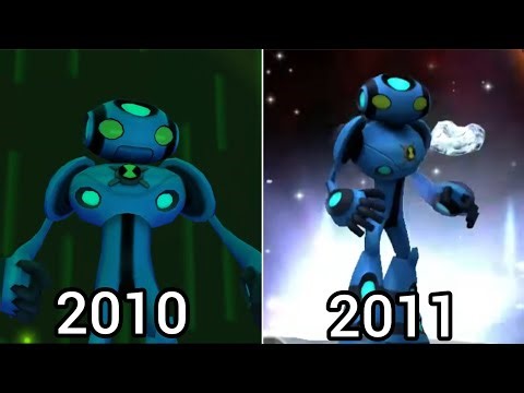Evolution of Ultimate Echo Echo in Ben 10 Games (2010-2011)