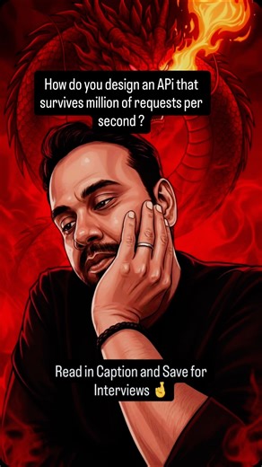 How do you design an API that survive million of requests per second ? 👉 Such a design of API requires a layered and distributed architecture . Let’s see the strategies involved : 1️⃣ Use multi tier layered caching mechanism : ➡️Edge CDN for static or global data ➡️Redis clusters for dynamic user data ➡️It slashes DB load by 90 percent and above. 2️⃣ Use Horizontal auto scaling plus global load balancer : ➡️ Run stateless services in ECS across regions ➡️ Balance load using Nginx or AWS global 