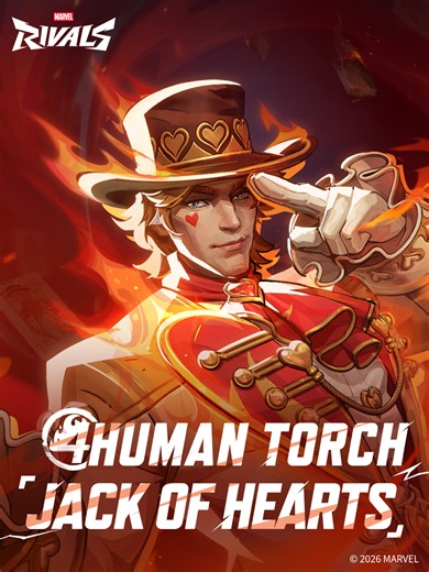 Human Torch's Jack of Hearts Costume Reveal