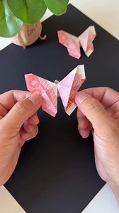 1.2M views · 7.2K reactions | Title: Currency Note Origami Butterfly Hashtags: #MoneyOrigami #OrigamiButterfly #CurrencyNoteCraft #ButterflyFromNote #CreativeFolding #DIYMoneyArt #PaperFoldingMagic #OrigamiDesigns #GiftWrappingIdeas | paper craft | Facebook