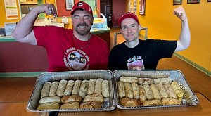 494K views · 3.4K reactions | Pro eaters Randy Santel and Radim...