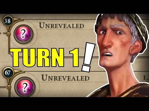 Civ 6 | I Didn’t Expect This Turn 1 Challenge To Be This Hard!!! – (#1 Deity Rome Civilization VI)