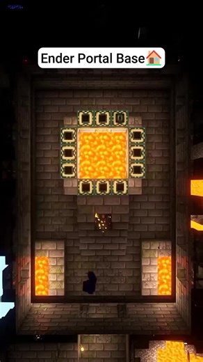Minecraft Ender Portal Base 🏠#minecraft #minecraftbuilding #minexrafttutorials