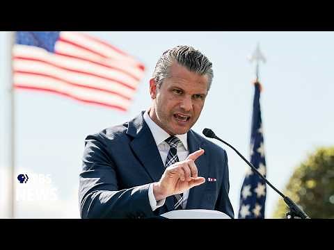 WATCH LIVE: Hegseth delivers State of the Force address, expected to make cuts to top ranks