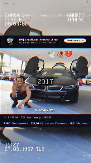 XXXTentacion BMW i8 2017 ❤️ | 2018 Tragic Era 💔🕊️🥀#rip #xxxtentacion #viral #bmwi8 #shorts