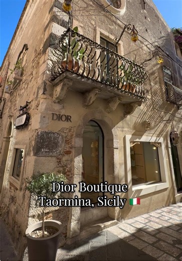 Dior Boutique in Taormina: Fashion Meets Architecture