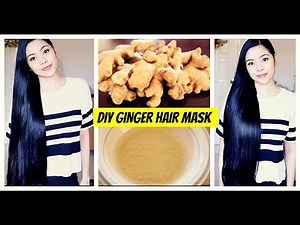 DIY Ginger Hair Mask for Hair Growth-Natural Hair Loss Treatment -Cure for Dandruff & Thinning Hair