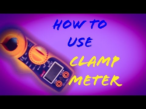 Clamp metre : How to use clamp meter : unity MT87