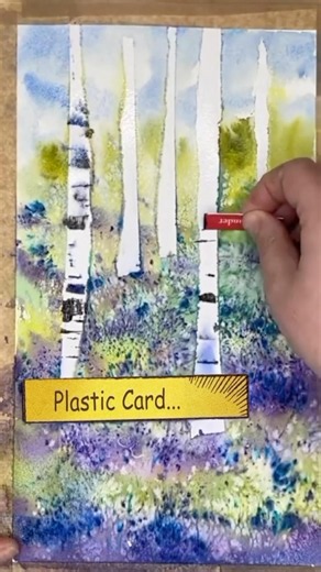 Genius Tool Ro Paint Trees in Watercolor #watercolourbeginners #watercolor