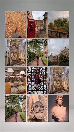 A little glimpse into my walk around Hogwarts #travel #traveltok #oxford #england #hogwarts