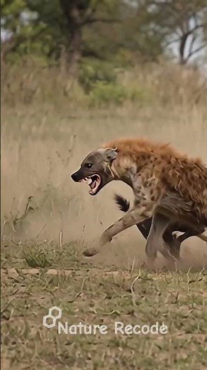 African Wild Dog vs Hyena Ultimate African Predator Battle #wildlife