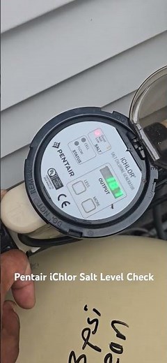 How To Check Salt Level - Pentair iChlor