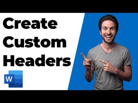 How To Create Custom Headers (Easy Guide)
