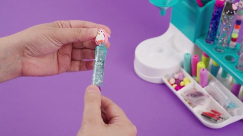 Clementoni, Pen Creator Studio: Personalized Pen Making Kit for Kids, Arts & Crafts Kits, Multicolor, 50 Accessories for 10 Customisable Pen (6 Years)