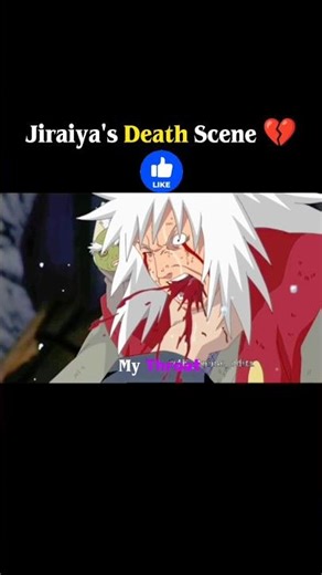 Jiraiya Death Scene 💔🥺 #naruto #pain #jiraiya #anime