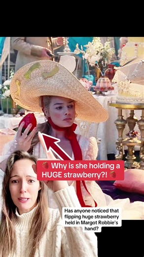 Margot Robbie and the Mysterious Strawberry in Wuthering Heights