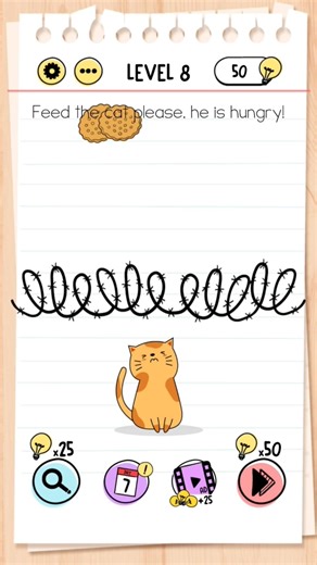 brain test level 8 completed #gaming #braintest#YouTube short