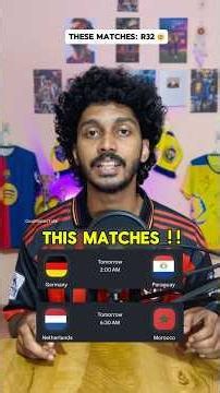 Netherlands vs Morocco🤯🔥Germany vs Paraguay😱 #worldcup #netherlands #germany #football