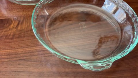 Vintage Pyrex Fluted Pie Plates | Aqua Blue Glass Deep Dish Baking Pan - Etsy UK