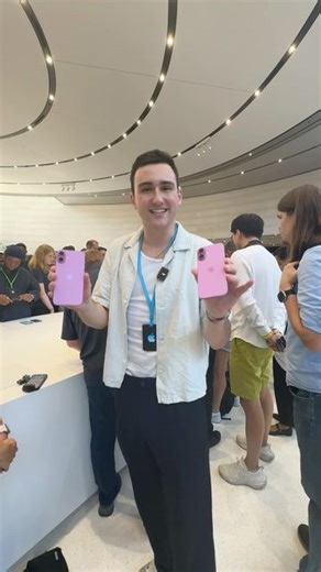 Frank McShan on Instagram: "FIRST LOOK at the iPhone 16!!! 😍 #apple #appleevent #iphone #iphone16 #tech #technology"