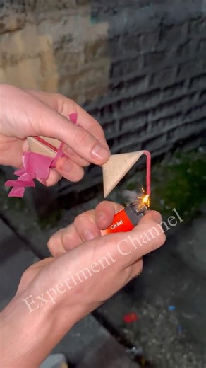 Triangle crackers #shorts #firecracker #fireworks #trick #experiment