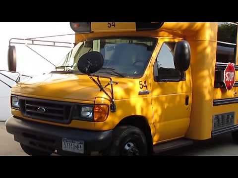 $10,500 - 2007 Ford E450 School Bus Diesel 6.0 ~For Sale~Blue Bird~Dual A/C~74,000 Miles