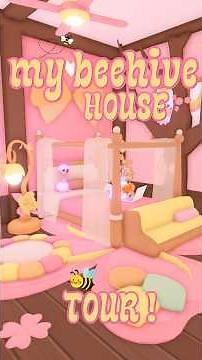 °ʚɞ TOUR of My Cute Beehive House!! 🐝𐔌՞ ܸ.ˬ.ܸ՞𐦯 Adopt me! 𝜗ৎ