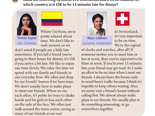 九年级人教英语unit10A 3a阅读