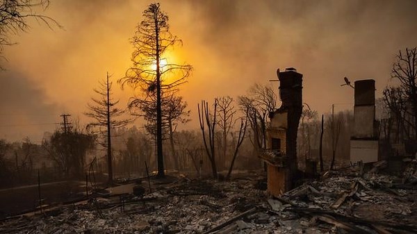 New images show severe wildfire destruction in California