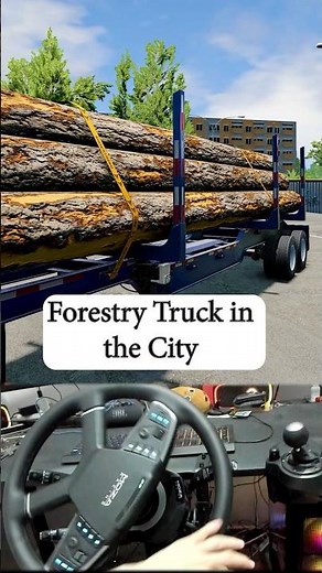 Forestry Truck in the City | Renault Cherrier Potent | BeamNG