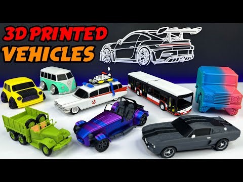 Awesome 3D Printed Vehicles