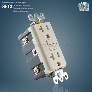 [Hot Item] مأخذ GFCI مقاوم للتلاعب ومقاوم للطقس / مأخذ USB / قفل ذكي GFCI مدرج من UL