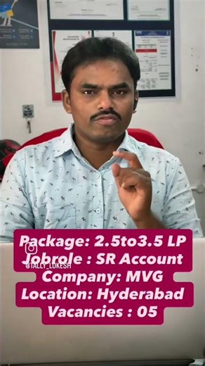 COMPANY : MVG -Senior Accountant JOBS in HYDERABAD / Hurry Up | Vacancies 5