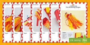 Fire-Breathing Dragon Craft Instructions