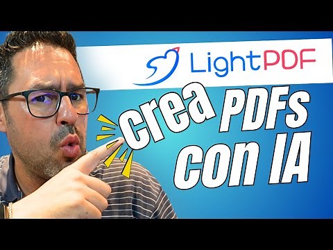 🔥 How to CREATE PDFs with AI in seconds! LightPDF and save time!