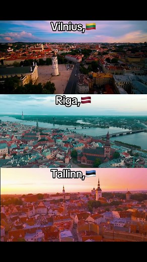 #lithuania #latvia #estonia #vilnius #riga #tallinn #baltics #capitals #skyline #beautiful