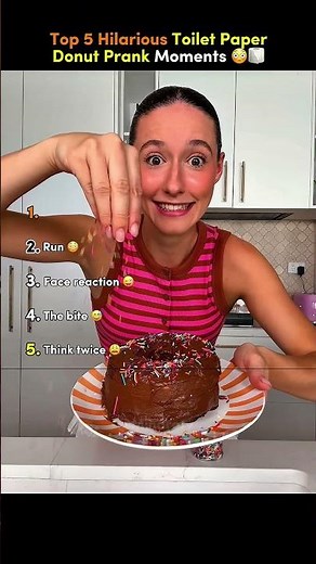 Top 5 Hilarious Toilet Paper Donut Prank Moments (So Disgusting!) 🫣🔥
