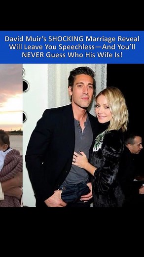 David Muir's SHOCKING Marriage Reveal Exposed!