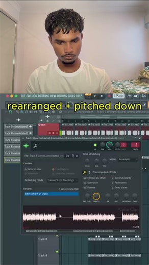 making a simple beat using slicex. #flstudio #producer #music #hiphop #beatmaker