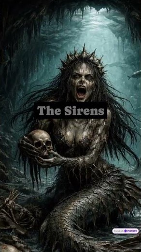 One Song... and You're Dead 💀🎶| Sirens Myth #mythologymyths #historicalmyths #facts #history