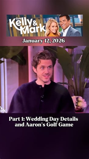 Aaron Tveit Highlights on Instagram: "✨Part 1 of Aaron Tveit’s appearance on @livekellyandmark this morning, 1.12.25✨ Aaron shared a bit about his and Ericka’s Wedding Day and their two special guest and also talked a bit about his love for golf ♥️🏌️ #aarontveit #livewithkellyandmark #chessbway #tonyawardwinner #broadwaymusicals"