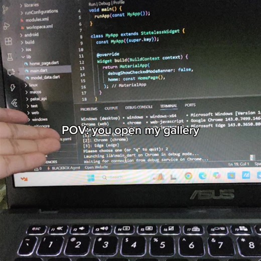 warna merah warna cinta♥️ #fyp #coding #pov