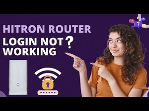 Hitron router login not working?