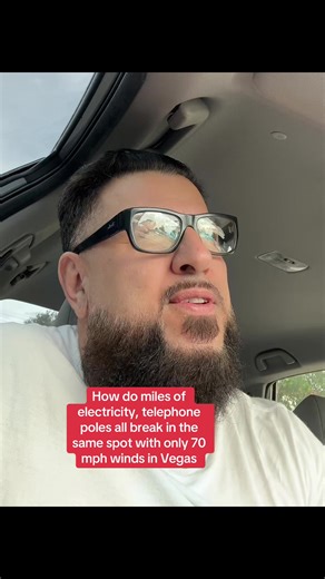 Las Vegas Wind Storm Causes Extensive Power Pole Damage