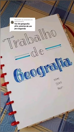 Ideias Criativas para Capa de Trabalho de Geografia