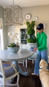 Making the viral bunny topiary more my style 💙🐰 I found mine at Hobby Lobby and is currently out of stock. I linked some that are in stock. Comment SHOP below to receive a DM with the link to shop this post on my LTK ⬇ https://liketk.it/58mv6 #ltkhome #ltkseasonal #ltksalealert #blueandwhitedecor #stylingtheseasons #chinoiseriestyle | Home On Fern Hill