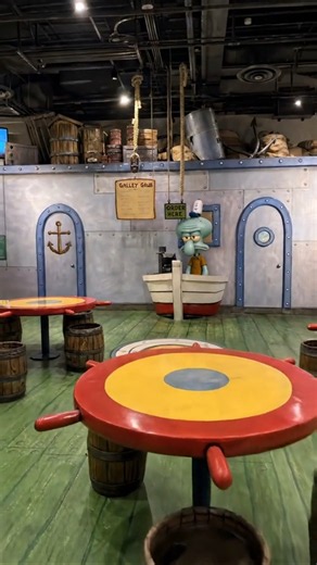 INSIDE THE REAL KRUSTY KRAB 🦀🍔 #pixverseai #pixverse #SpongeBob #krustykrab